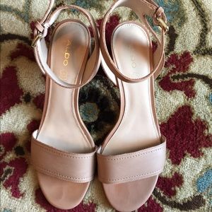 ALDO Women’s Lola Heeled Sandal Cognac